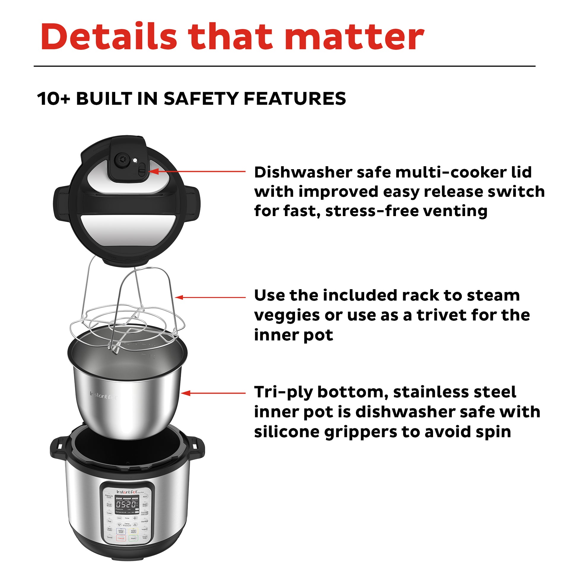 Instant Pot® Duo Plus Multi-Cooker 5.7L