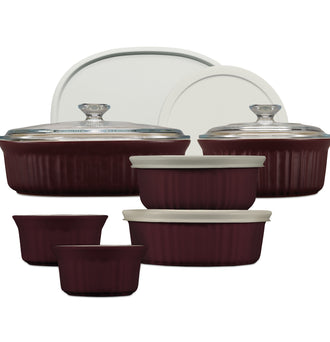 Corningware® FW Colors 12 Piece Set Cabernet