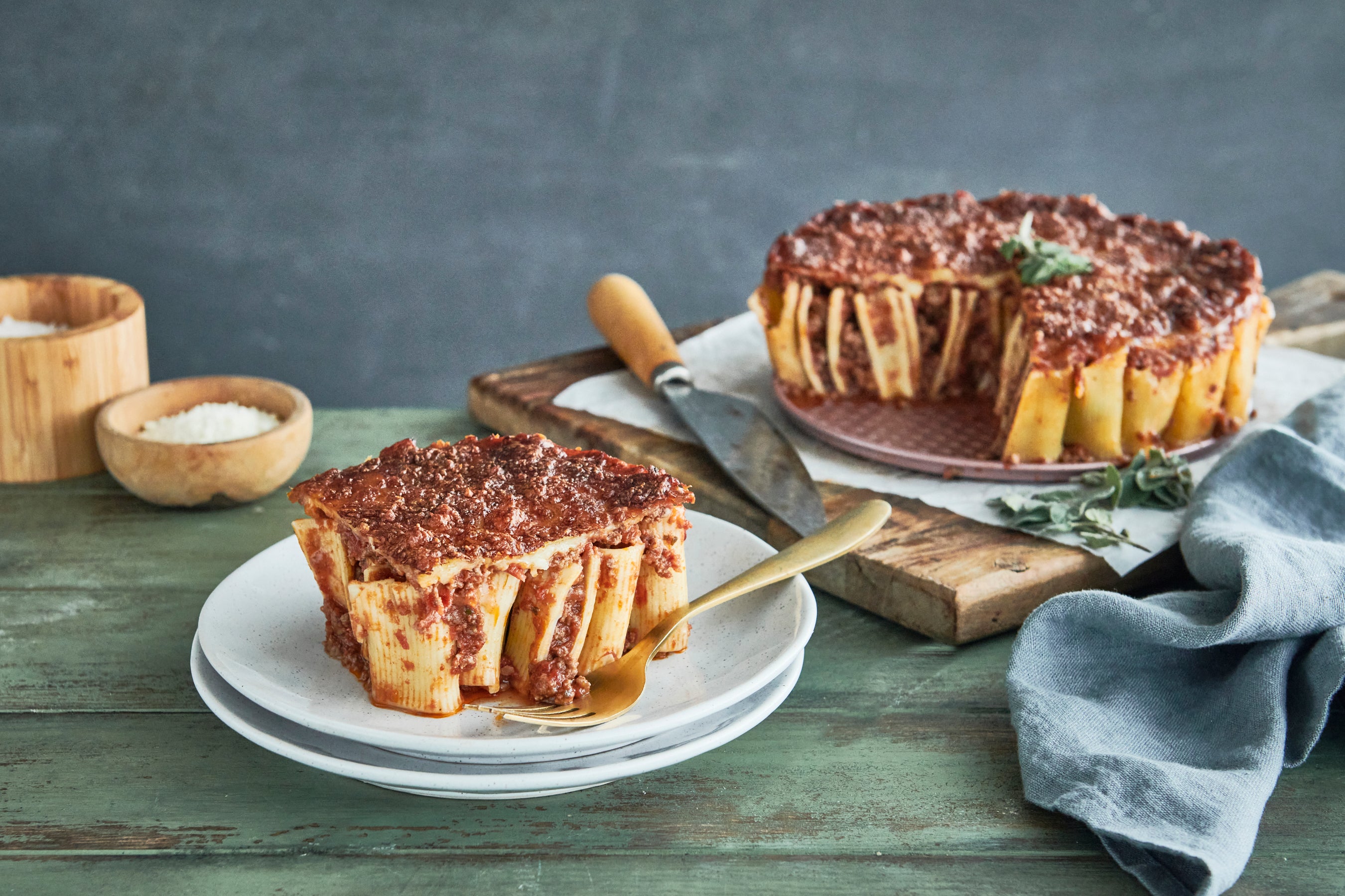 Bolognese Honeycomb Pasta Bake