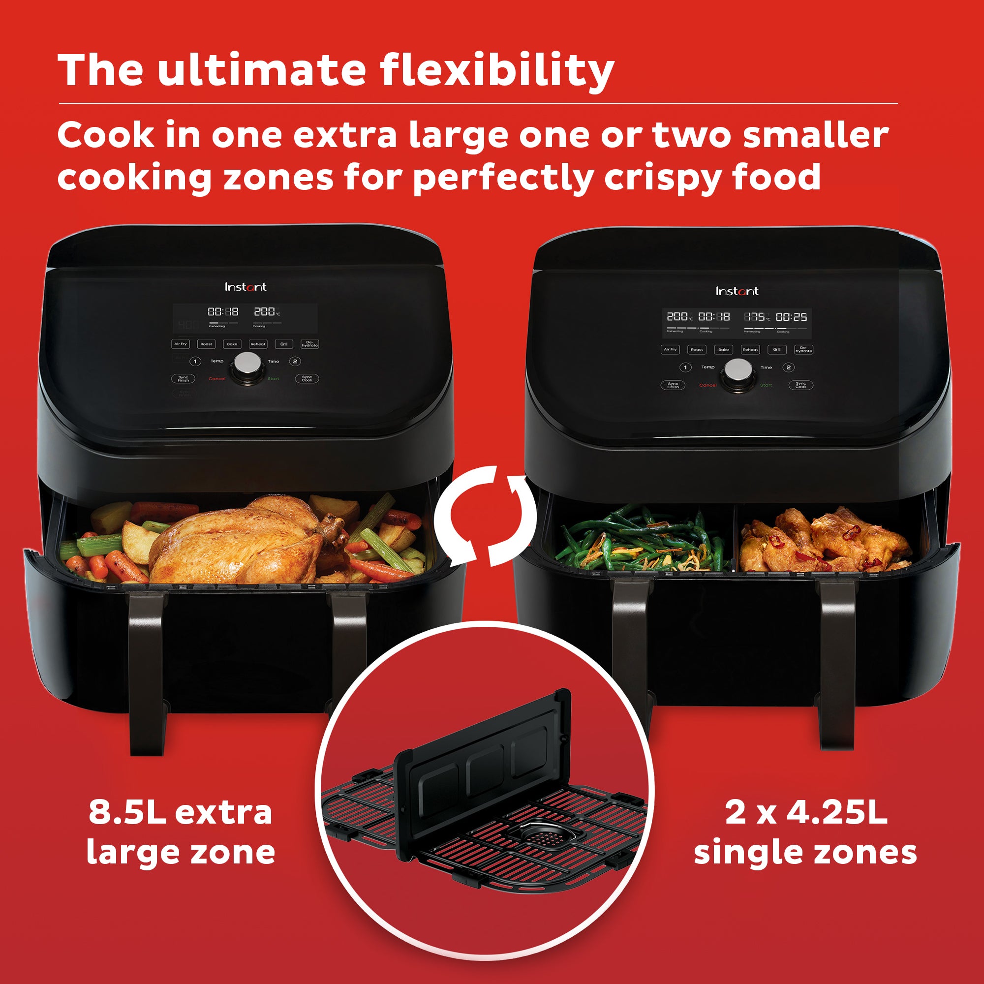 Instant™ Vortex™ Plus Versazone XXL Air Fryer 8.5L