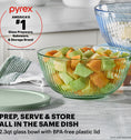 Pyrex® Color Sculptured Green Bowl 2.3L