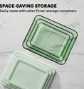 Pyrex® Color Simply Store Green 6 Piece Set (3 Cup|6 Cup|11 Cup)