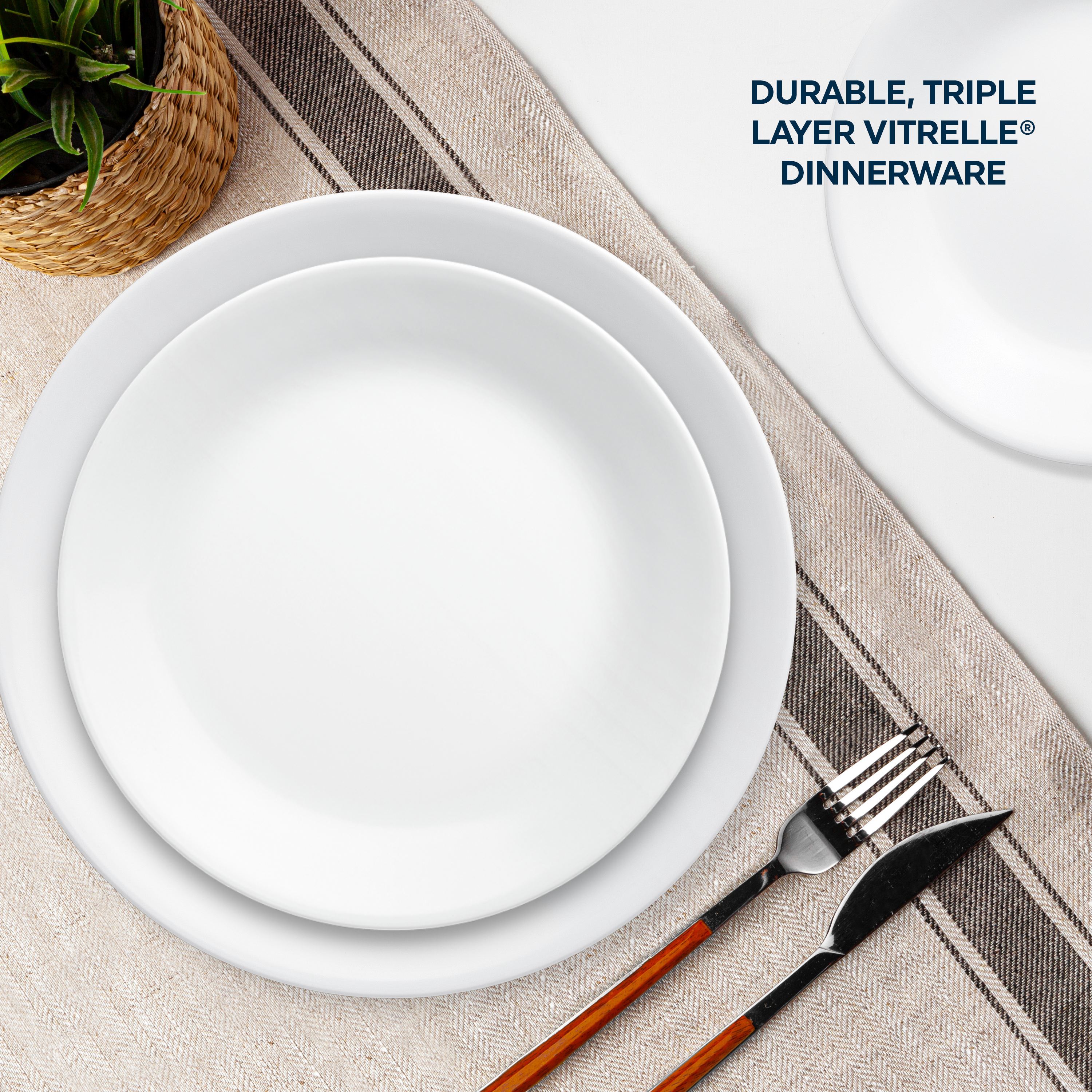 Corelle® Winter Frost White 12 Piece Dinner Set